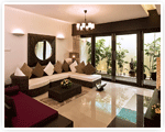 KRC Dakshin Chitra - Luxury Apartments - Model Apartment Living Room