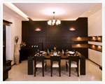KRC Dakshin Chitra - Luxury Apartments - Model Apartment Dining Room