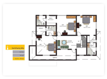 KRC Shantiniketan - Luxury Individual Bungalows Floor Plan - First Floor North Facing Villa